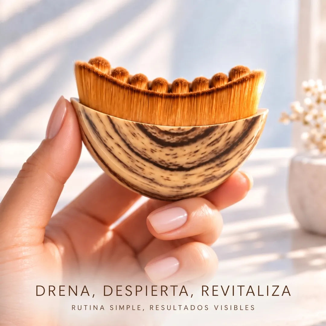 Drenna® Cepillo Facial Para Masajes de Drenaje Linfático