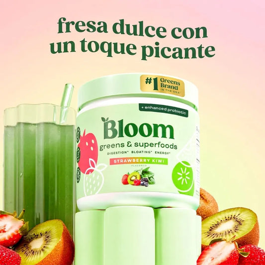 BLOOM NUTRIENTS™ Bebida con Probióticos, Fibra y Enzimas Digestivas