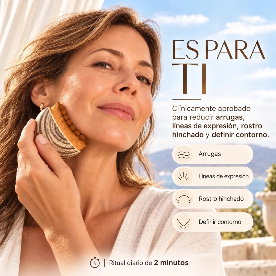 Drenna® Cepillo Facial Para Masajes de Drenaje Linfático