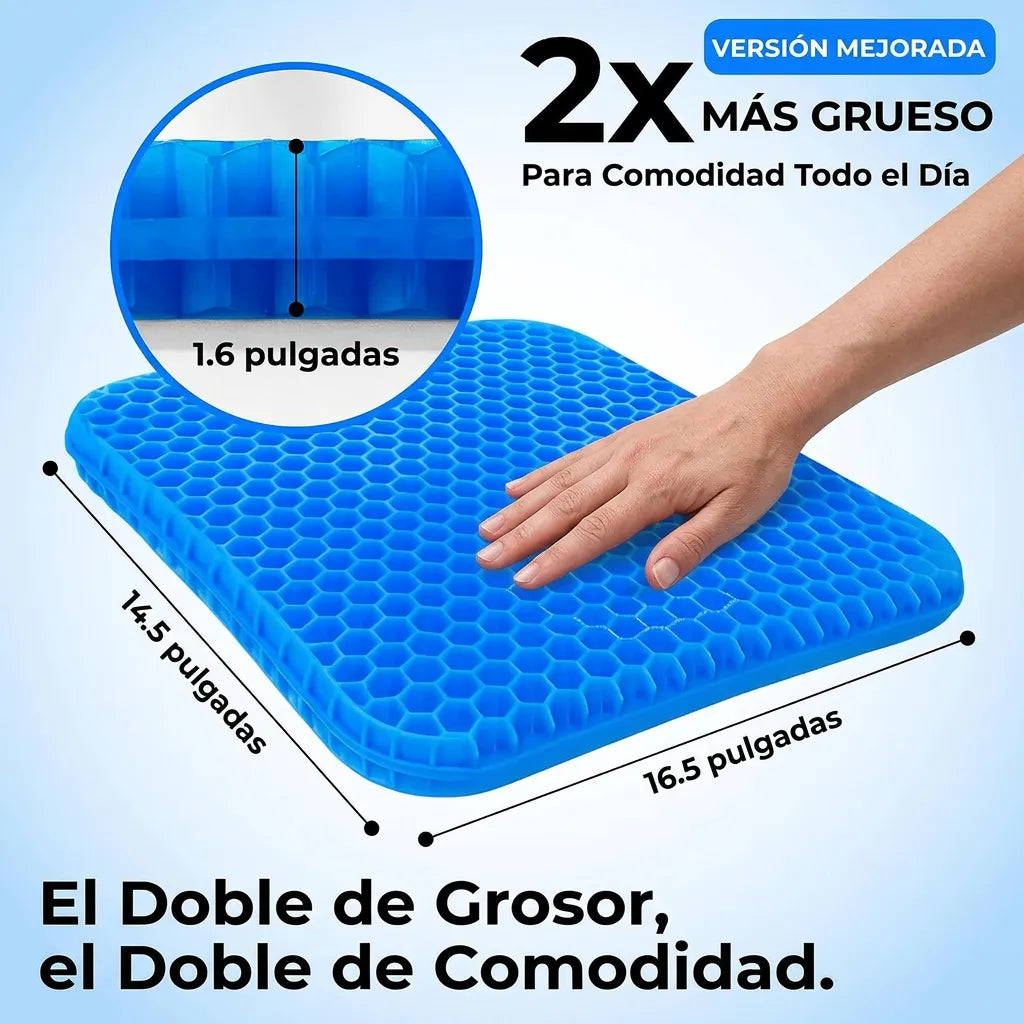 Cojín Ergonómico de Gel Flexible