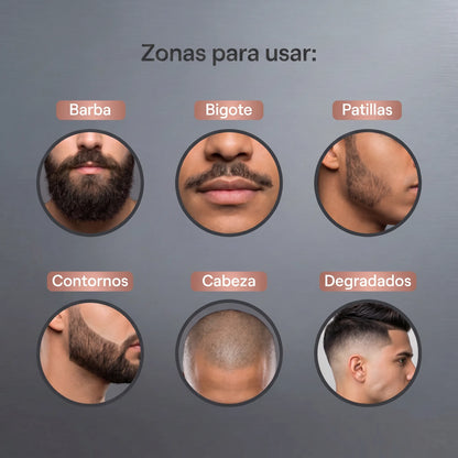 TrimPro® Corte Preciso Para Barba, Bigote, Patillas & Cabello