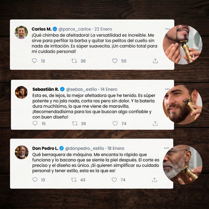 TrimPro® Corte Preciso Para Barba, Bigote, Patillas & Cabello