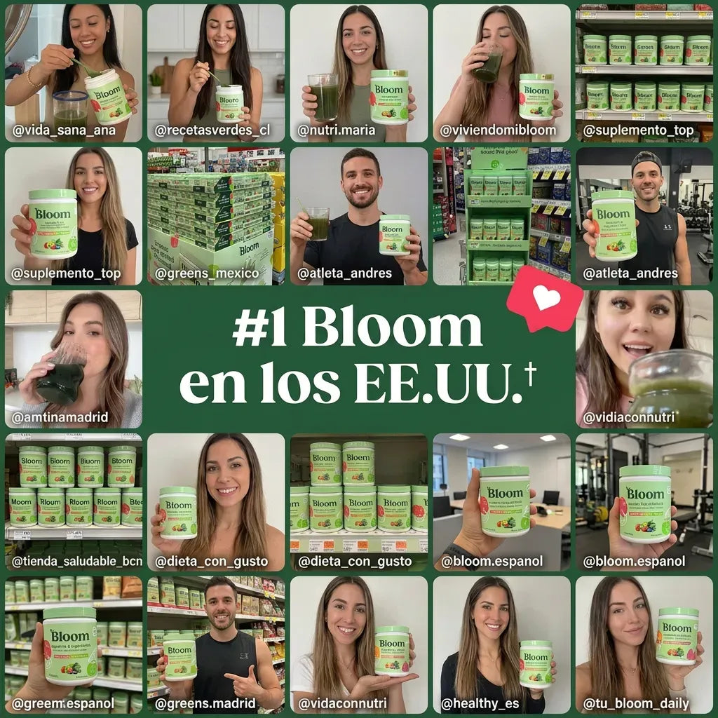 BLOOM NUTRIENTS™ Bebida con Probióticos, Fibra y Enzimas Digestivas