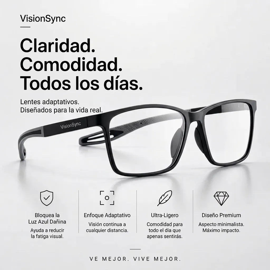 VisionSync™ Lentes Multifocales Fotocromáticos