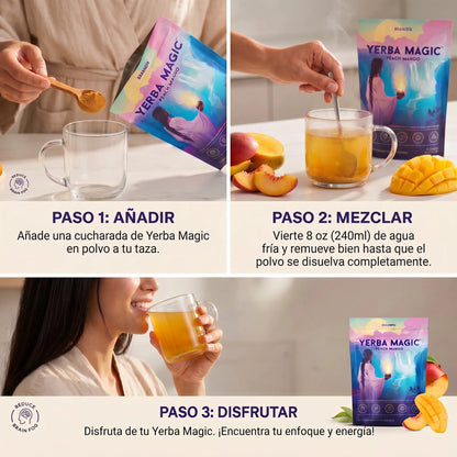 Yerba Magic® | Té de Yerba Mate Instantáneo en Polvo - 30 Porciones