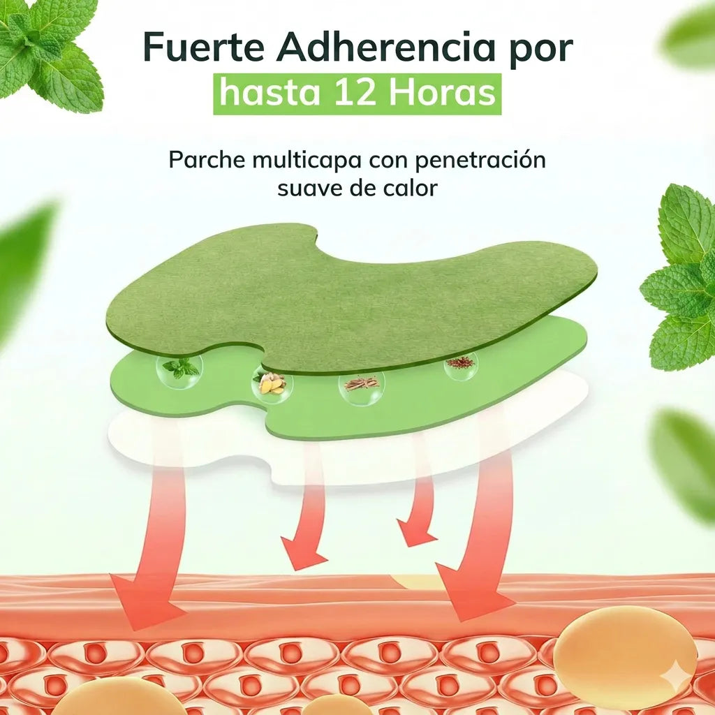 Parche Autotérmico Fitoterapéutico de Moxibustión Para Alivio Articular