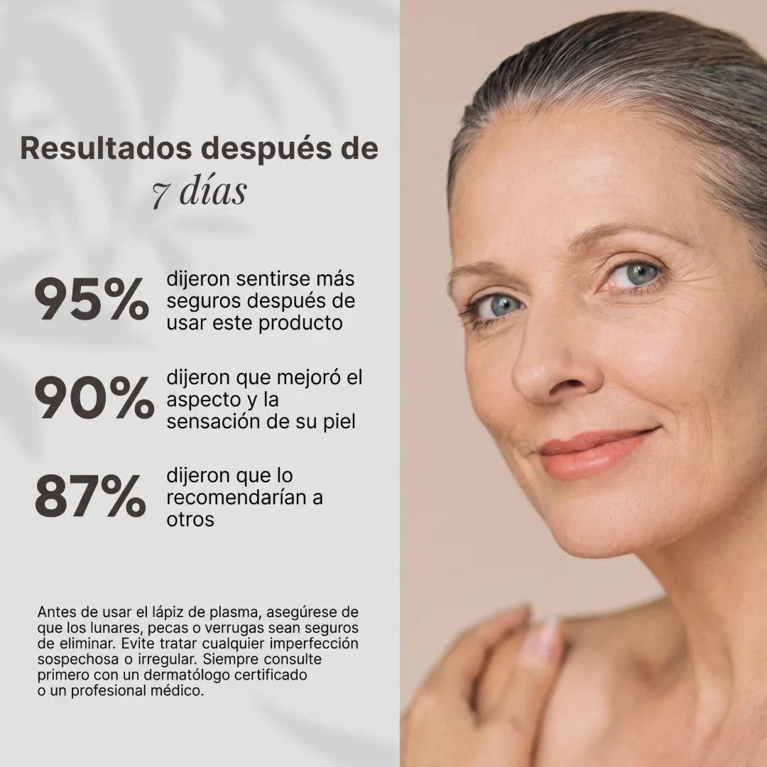 Dermalisse® Lápiz de Plasma Cauterizador 6 en 1 Para Eliminar Imperfecciones de la Piel