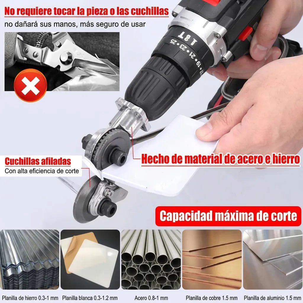 Cortador de Metal Para Taladro Eléctrico