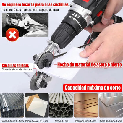Cortador de Metal Para Taladro Eléctrico